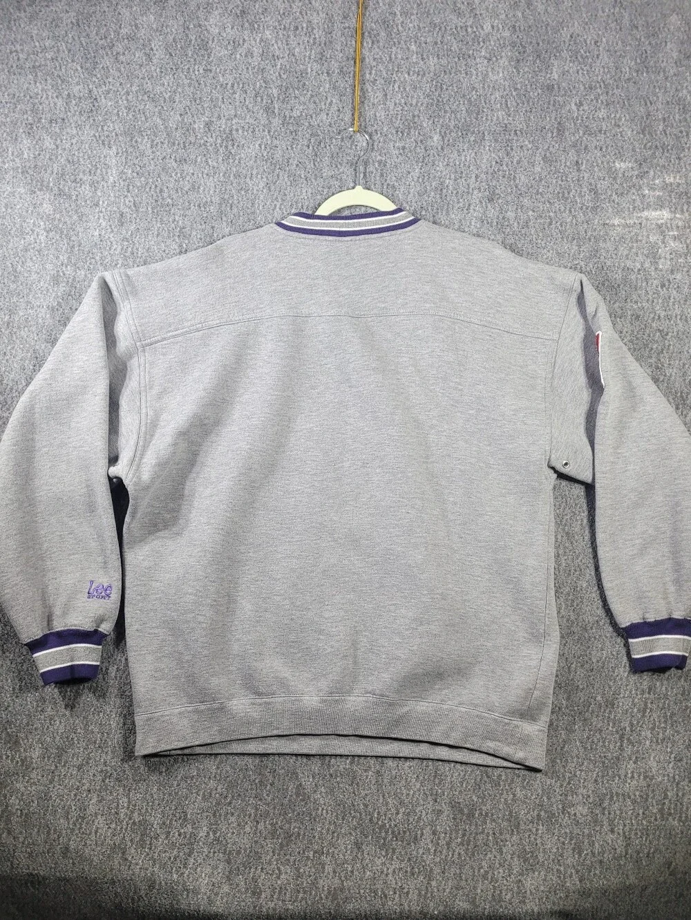 Vintage 90s Phoenix Suns Lee Sport Sweatshirt XL Grey Embroidered Crewneck NBA